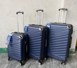 3 pieces set ABS 4 wheel luggage 28" 26"   20"  hardcase  8128