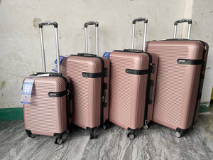 4 pieces set 4 wheel luggage 32"28" 26"   20"  hardcase  8131