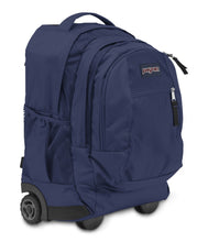 Load image into Gallery viewer, Jansport Driver 8 Wheeled Backpack Navy