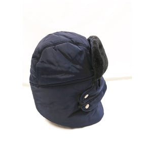 Unisex Winter Warm Thick Windproof hat  blue