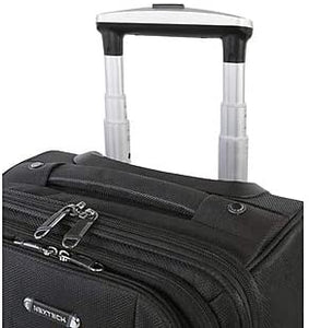 NEXTECH 15.6" Under Seat Carry-on Laptop Roller, Black, Carry-On size NXT1046