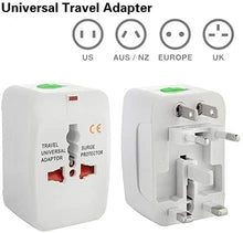 Load image into Gallery viewer, Universal Travel AC Adaptor All in One UK/US/AU/EU/CA Multi Plug
