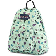 Load image into Gallery viewer, JanSport Half Pint Mini Backpack Brook Green Cool Cats
