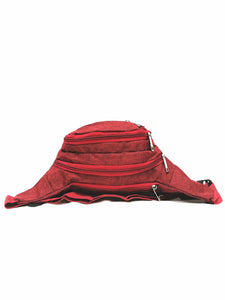 0823  waist bag red