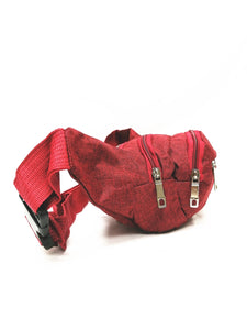 0823  waist bag red