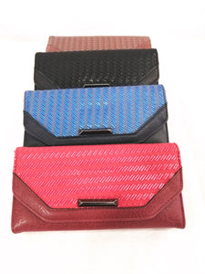 lady wallets 006 black blue red pink large