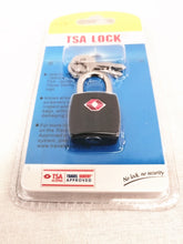 Load image into Gallery viewer, TSA luggage lock  black
