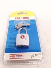 Load image into Gallery viewer, TSA luggage lock  silver
