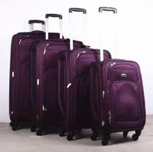 Load image into Gallery viewer, 4 pieces set expandable 4 wheel luggage 32&quot; 28&quot; 24&quot; 20&quot; purple
