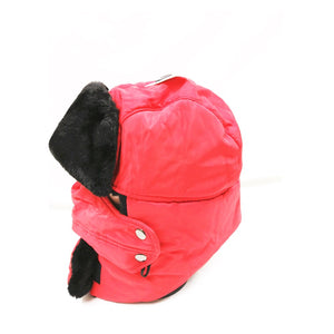 Unisex Winter Warm Thick Windproof hat red