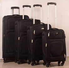 Load image into Gallery viewer, 4 pieces set expandable 4 wheel luggage 32&quot; 28&quot; 24&quot; 20&quot; black 5008
